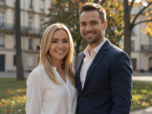 James and Olena - successful long distance couple from Texas and Kyiv who married after 14 months online